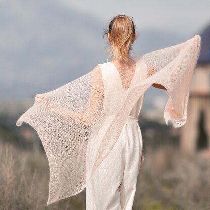 Knitting Pattern Lace Mohair Wedding Shawl