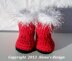 Baby Santa Booties