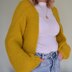 Knitting Pattern Cropped Bubble Sleeve Cardigan | The Mrytle Cardigan