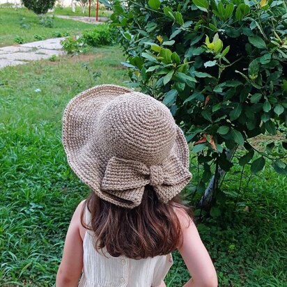 Crochet Coquette Sun Hat Pattern