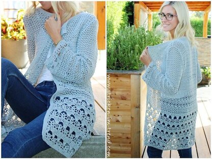 Crochet Vest Casual Flowers #1