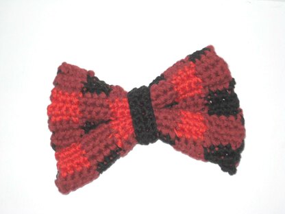 Plaid bow tie