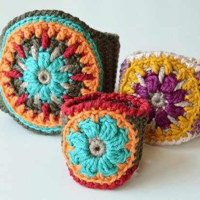 Mandala Bracelet Overlay Crochet