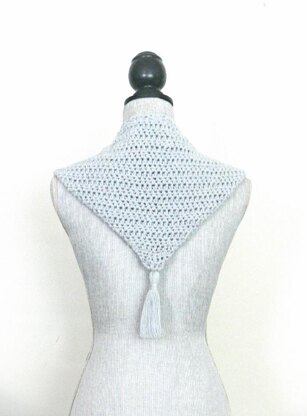 Shawl and Hooded Scarf with Pockets # 268