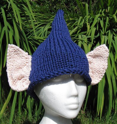 Bigears Purple Pixie Hat