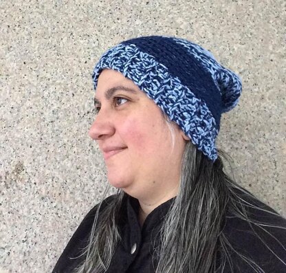 True Blue Slouchy Beanie