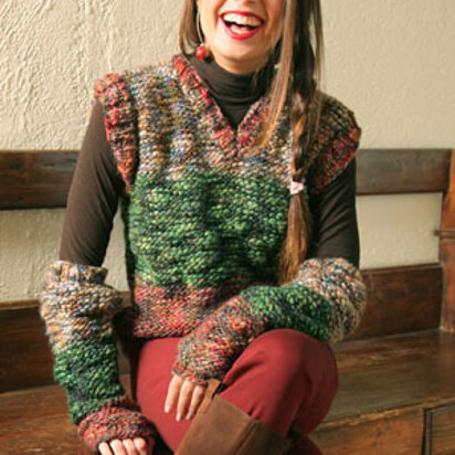 Allegro Waistcoat and Sleeves in Adriafil Monello - Downloadable PDF - knitting pattern