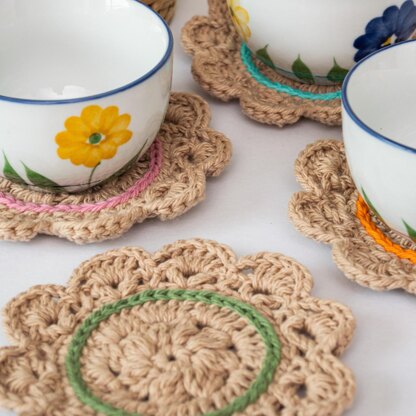 Crochet Spring Coaster