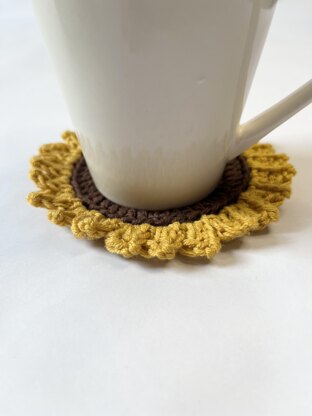 Sunflower coaster set