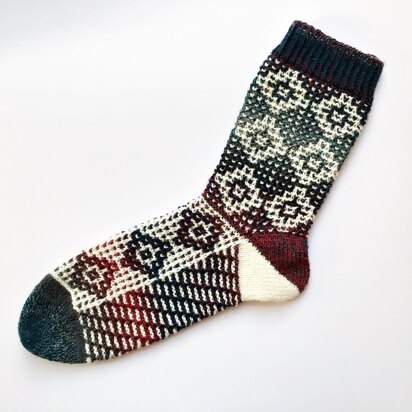 Socken "Herbstwind" - knitting pattern