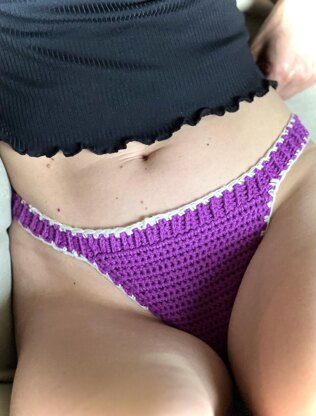 Sweet Treats Thong Crochet