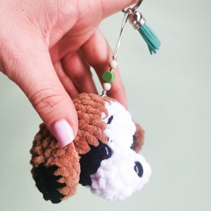 Charlie, the Saint Bernard Keychain