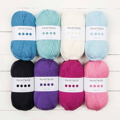 Paintbox Yarns Simply DK 8 Ball Color Pack Your Crochet & Knitting Magazine by Bella Coco