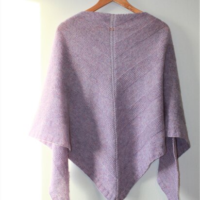 Stately Study Hall Knitted Shawl [FREE Knitting Pattern]