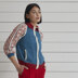 Anastasia Baseball Jacket - Knitting Pattern for Women in Debbie Bliss Cashmerino Aran