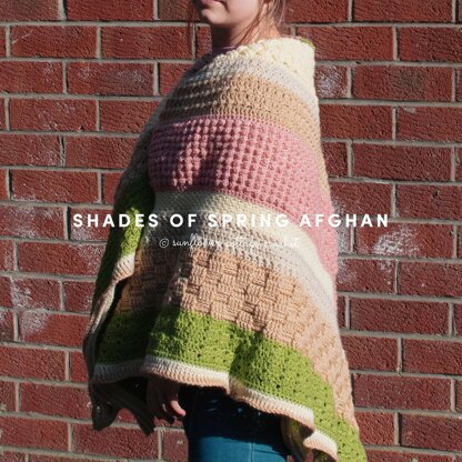 Shades of Spring  Afghan