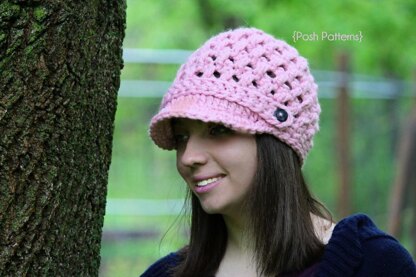 Cross Stitch Newsboy Hat 322