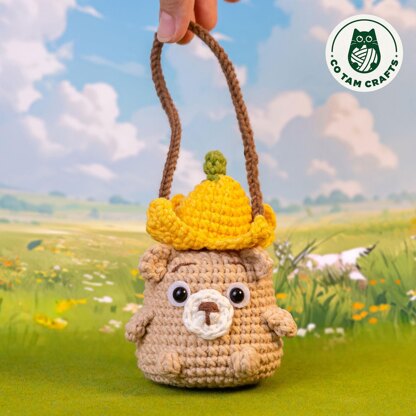 Bear Lip Balm Keychain