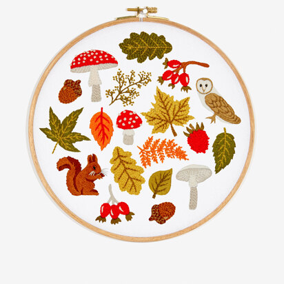 DMC Autumn Embroidery Pattern - PAT1660 - Downloadable PDF