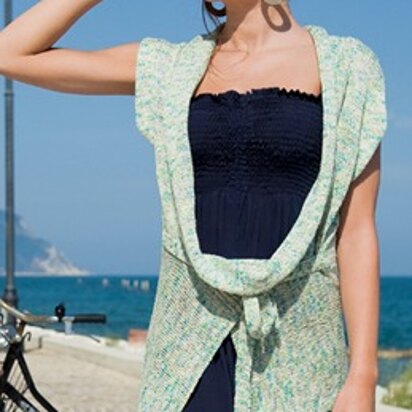 Malachite Waistcoat in Adriafil Benessere - Downloadable PDF