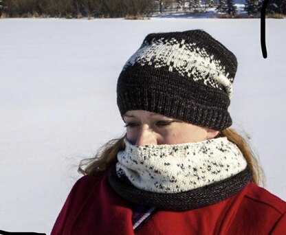 Snowy Nights Hat and Cowl