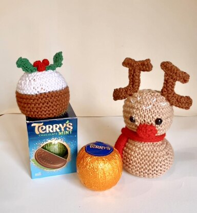 Terrys Chocolate orange cover reindeer & pudding