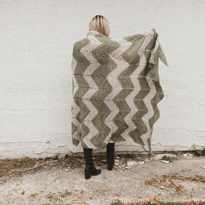 Zig Zag Chevron Afghan