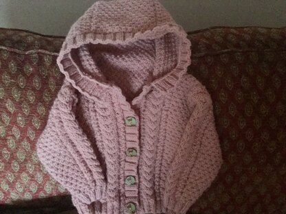 Baby Aran hoodie