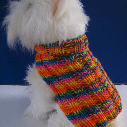 Celtic Doggie Basic Ribbed Sweater - knitting pattern