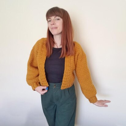 Lemon Peel Cropped Cardi