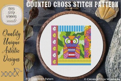 Crazy Patch Owl 07