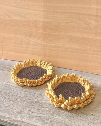 Sunflower Coasters