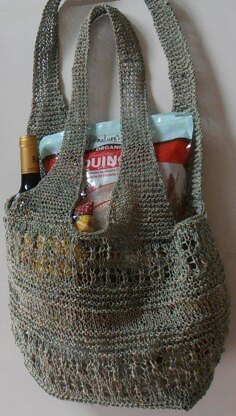 Market Tote in Jute Cotton