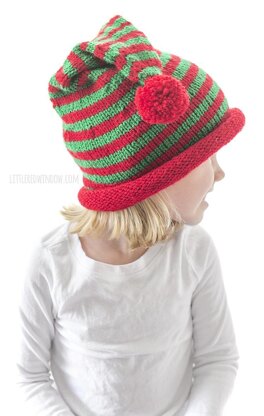 Christmas Striped Stocking Cap