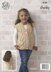 Cardigan and Waistcoat in King Cole Big Value Chunky - 4700 - Downloadable PDF