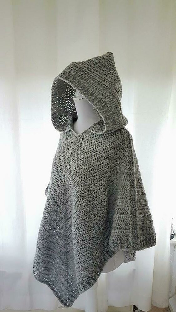 Hooded poncho cheap