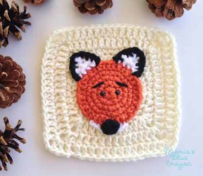 Woodland Fox Granny Square