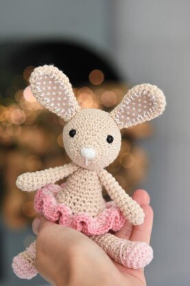 Crochet store ballerina bunny