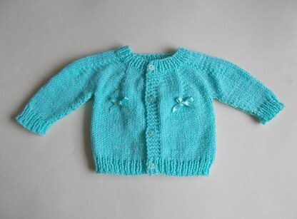 Top down hot sale baby cardigan pattern