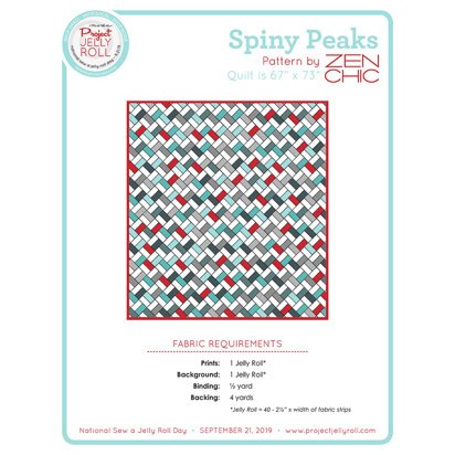 Moda Fabrics Spiny Peaks Quilt - Downloadable PDF