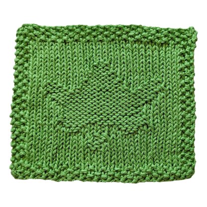 November: Leaf Washcloth