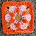 60s Pop Flower Square