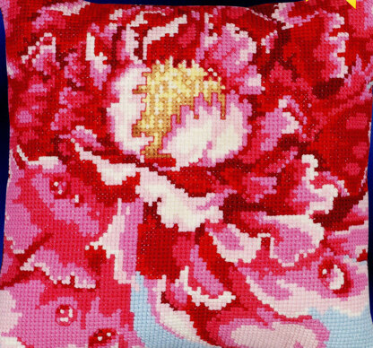 Tree Peony Big Stitch - PDF