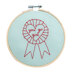 Cotton Clara You Go Girl Embroidery Kit - 13cm 