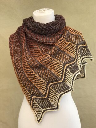 Stratum shawl