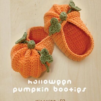 Halloween Pumpkins Baby Booties by Kttying Crochet Pattern