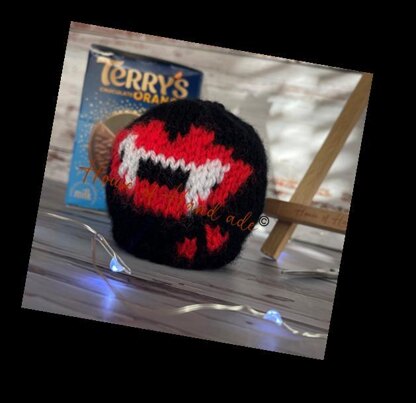 Vampiress Chocolate Orange Cover Knitting Pattern