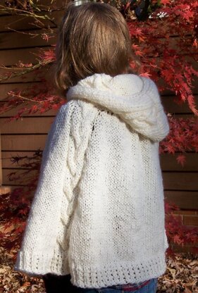 Winter Wonderland Cape (a hooded poncho)