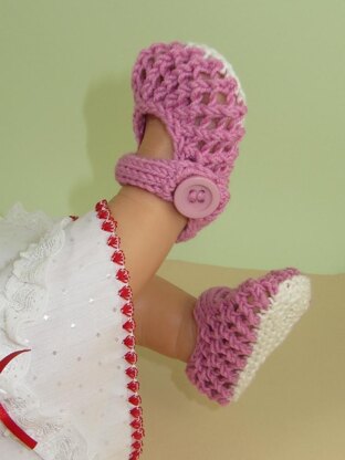 Baby Easy Lace Stitch Sandals