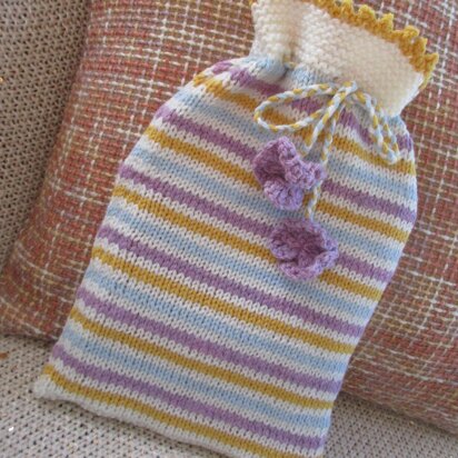 Simple Stripes Hot Water Bottle Cover
